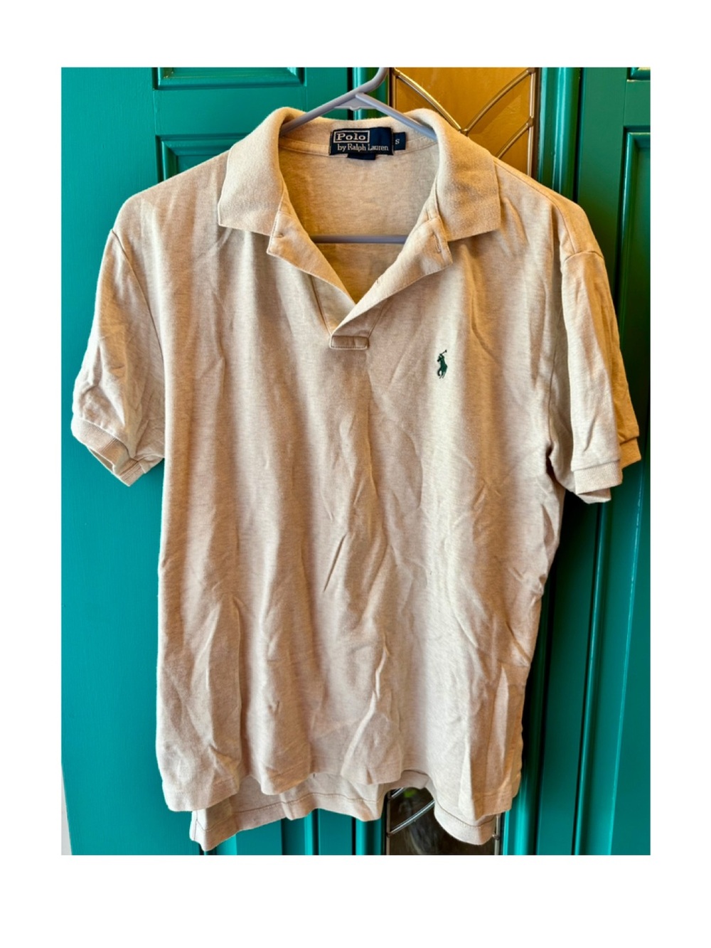 Polo Men’s Cream Short Sleeve Top